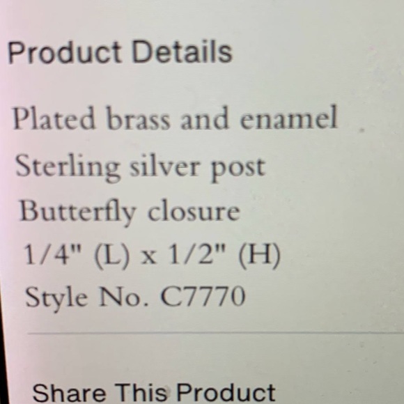 NEW Coach Huggie Earrings Pink / Silver With Butterfly Closure - Picture 13 of 15